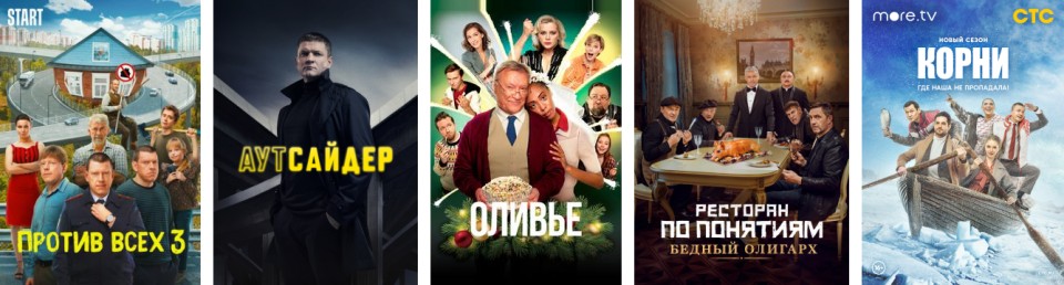 Лучшие фильмы и сериалы 2022