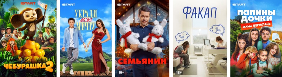 Самое популярное в видеотеке START