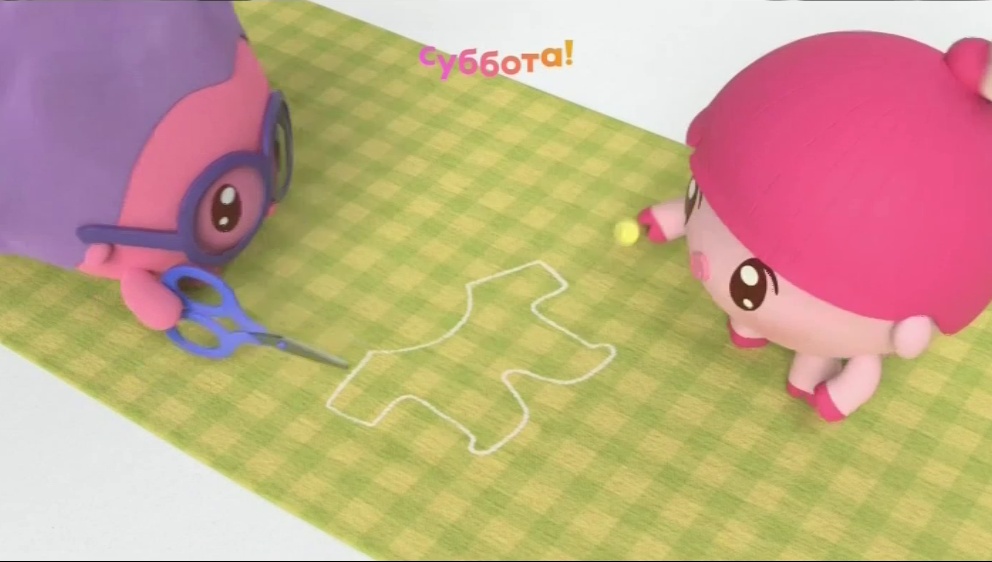Малышарики 5 сезон 124 серия - "Ткань" смотреть онлайн